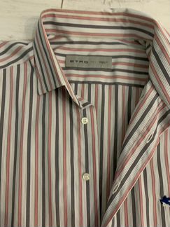 Рубашка etro оригинал 41 ворот