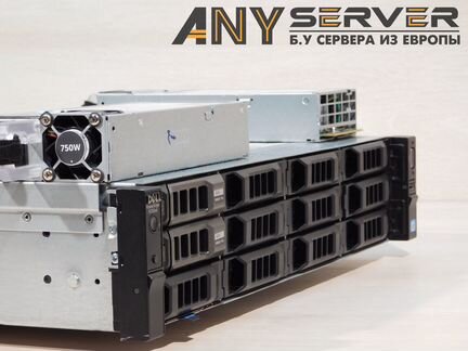 Сервер Dell R720xd 2x E5-2697v2 64Gb H710 12x3.5