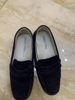 Мокасины Happy Step, натуральная замша 32 размер Н