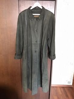 Плащ из натуральной замши