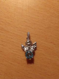 Подвеска серебряная ангел