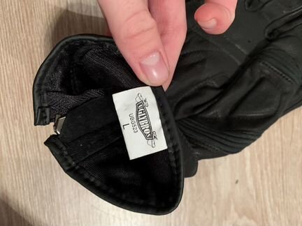 Мотоперчатки кожаные мужские L