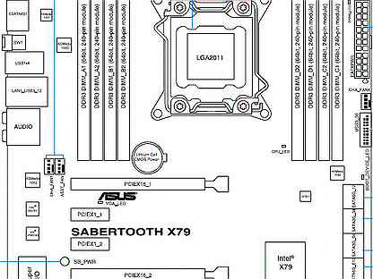 Sabertooth x58 схема