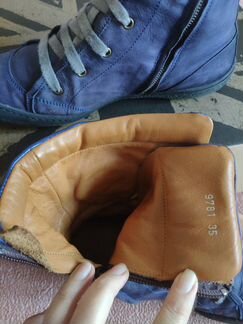 Ботинки сапоги Rondinella для девочек кожаные деми