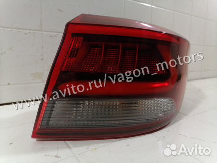 Фонарь внешний LED задний правый Kia Rio 4 седан