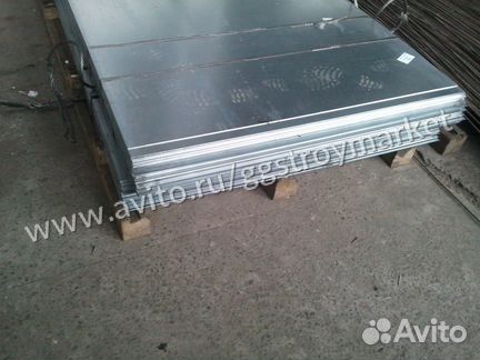 Оцинкованный гладкий лист 2м