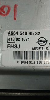 Эбу двигателя A6645404532 Ssang Yong Actyon Sports