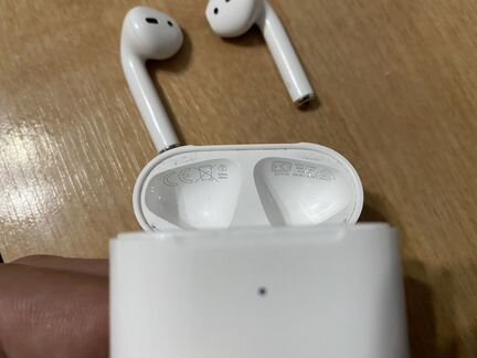AirPods 2 с беспроводной зарядкой, оригинал