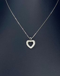 Подвеска Сердечко с россыпью бриллиантов