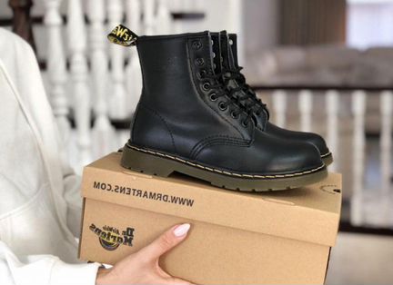 Ботинки Dr martens 1460 Black (кожа)