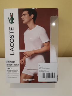 Футболки мужские Lacoste 2 штуки в упаковке