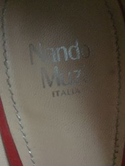 Туфли женские красные Nando Muzi Италия