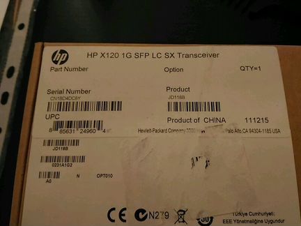 HP X120 1G SFP LC SX Transceiver