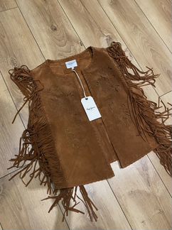 Жилет Pepe Jeans. Натуральная замша. Новый