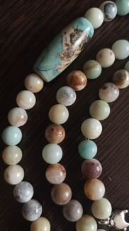 Ожерелье, бусы, чокер, нат. опал