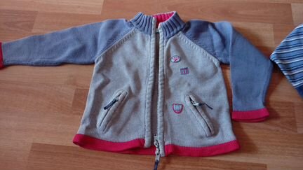 Ветровка-кофта на 6-18 мес.пакетом за 300