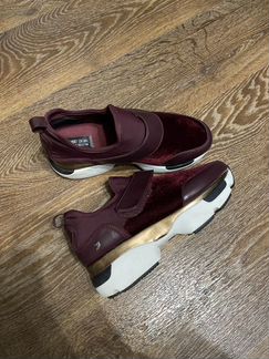 Кроссовки бархат бордовые Gioseppo 36 - 37