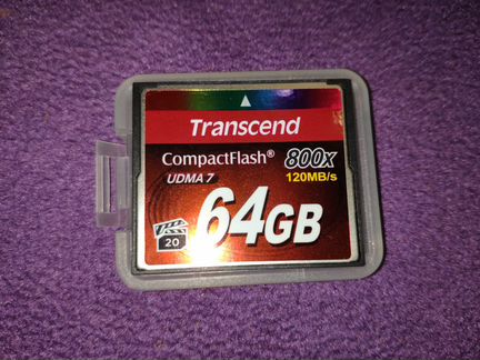 Карта памяти 64 gb CF udma 7 800x 120 mв/s