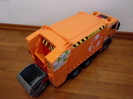 Мусоровоз Dickie Toys Air Pump и треки Shell