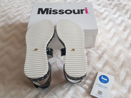 Черные Босоножки от Missouri кожа 34 EUR