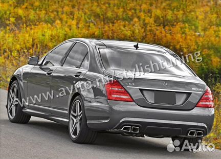 Задний бампер AMG в сборе Mercedes S221