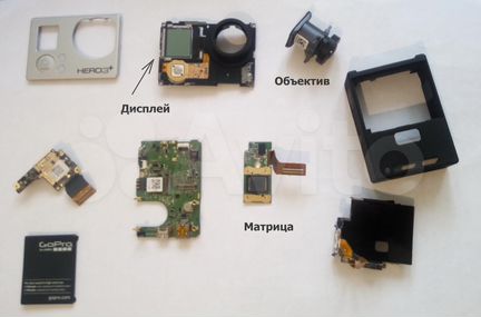 GoPro 3+ silver edition. Оригинальные запчасти
