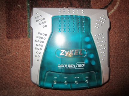 Модем zyxel omni 56K