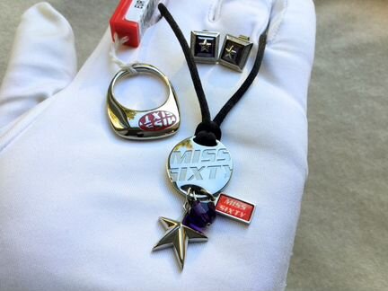 Комплект Miss Sixty Star: подвеска серьги кольцо