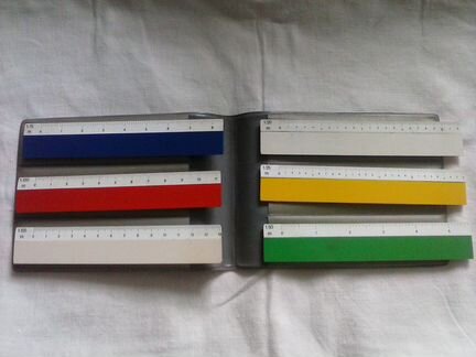 Набор масштабных линеек (6 шт.)