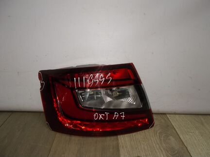 Фонарь диодный левый бу Skoda Octavia A7 рестайлин