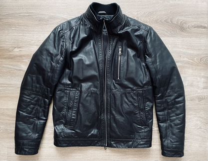Hugo Boss Кожаная куртка р. 50