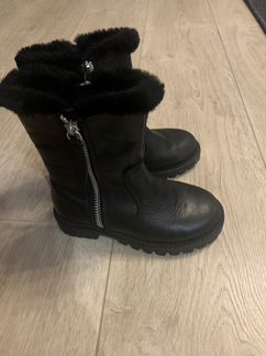 Сапоги Zara 27 кожаные