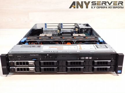 Сервер Dell R720 LFF 2x E5-2643v2 96Gb H710 8x3.5