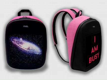 Рюкзак с дисплеем розовый новый