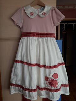 Стильное нарядное платье 4-7 лет, 100-120 см