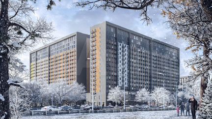 2-к апартаменты, 50.4 м², 3/18 эт.