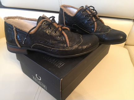 Ботинки женские кожаные