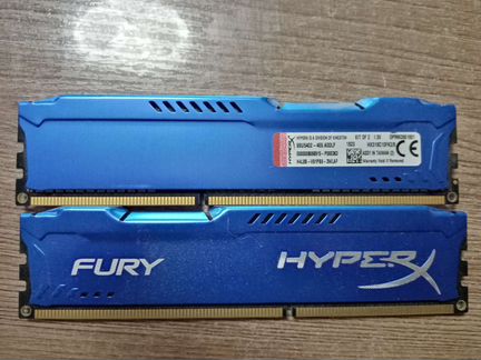 Оперативная память Kingston HyperX fury Blue Serie