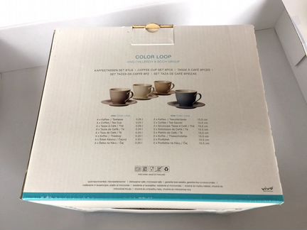 Сервиз 8 предметов Villeroy & Boch Vivo Color Loop