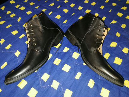 Туфли ботинки кожаные классика 43 44