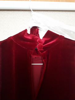 Платье бархатное 48р