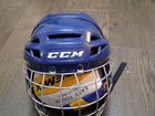 Шлем хоккейный ccm на 10-12 лет отличное состояние