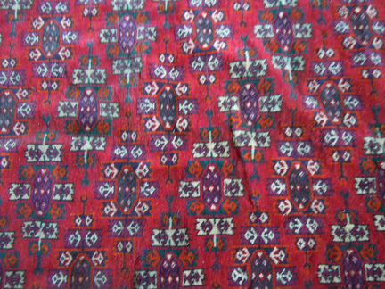 Ковер, антикварный 100 шерсть туркменский