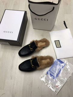 Зимние мюли Gucci