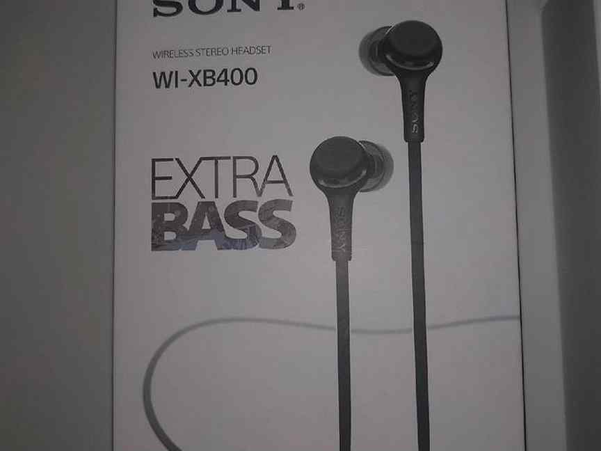 Xb400 sony купить. Sony Wi-xb400. Bluetooth гарнитура Sony Wi-xb400. Наушники Sony беспроводные Wi-xb400 амбушюры. Wi-xb400 Extra Bass™.