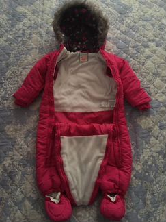 Зимний комбинезон для девочки Coolclub, размер 80