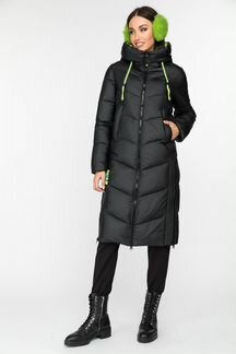 Длинный женский пуховик 21506 р.46