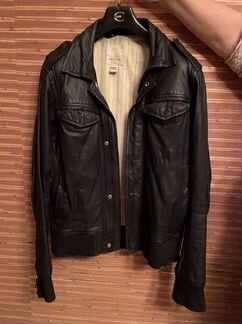 Кожаная куртка diesel(made in turkey) XL