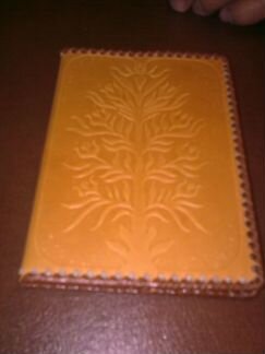 Блокнот в кожаной обложке. Винтаж