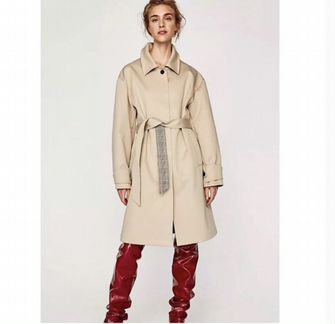 Тренч/плащ zara studio